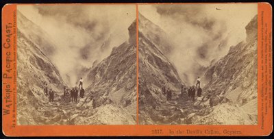 In the Devils Canon, Geysers by Carleton E. Watkins
